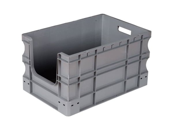 VISO SPK 4632 AV Opbevaringskasser (B x H x T) 400 x 320 x 600 mm Grå 1 stk