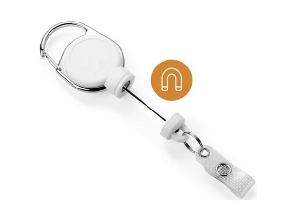 ID-kortholder Yoyo Durable hvid - ekstra stærk
