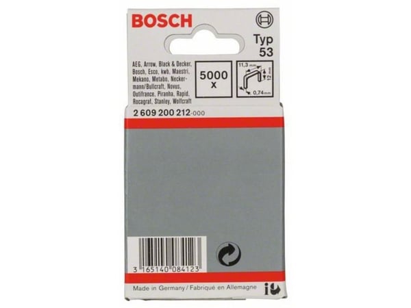 Bosch CLAMP TYYPPI 53 12MM 5000 kpl