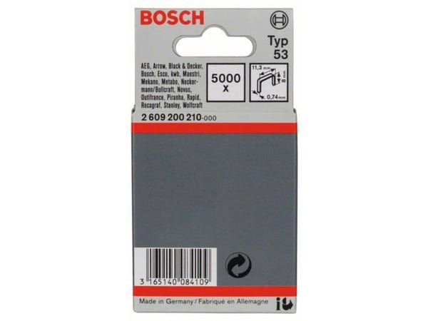 Bosch KLIPPE TYPE 53 8MM 5000 STK