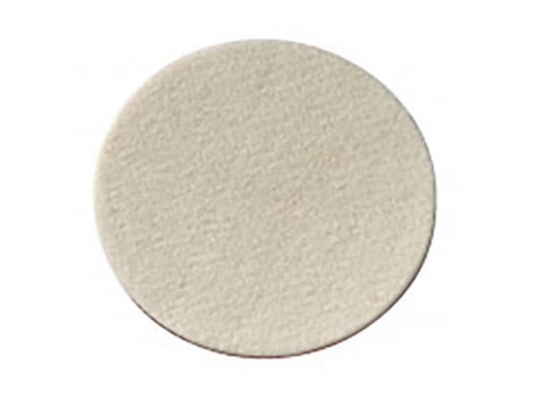 Metabo 624965000, Poleringsskive, Fleece, Velcro mappe, 15,5 cm, Hvit, 15,5 cm, 5 mm