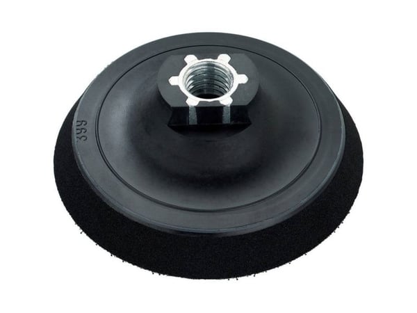 Metabo 623272000, Slipeskive bakpute, 13000 o/min, Svart, Rund, 11,3 cm, 1,2 cm
