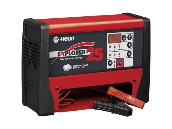Helvi 77250 bilbatterilader 12 V, 24 V 25 A, 12,5 A