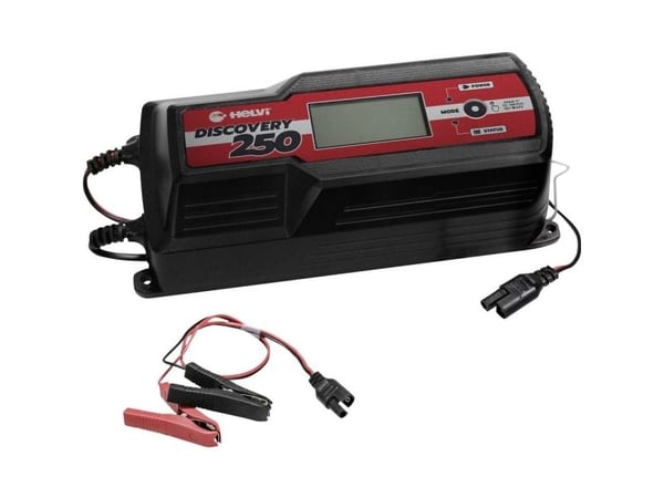 Helvi 77243 bil-lader automatisk 12 V/24 V 16 A/8 A