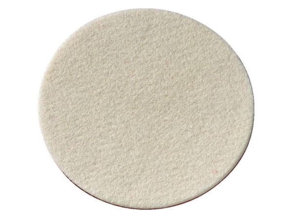 Metabo 624964000, Poleringsskive, Fleece, Velcro mappe, 13 cm, Hvit, 13 cm, 5 mm