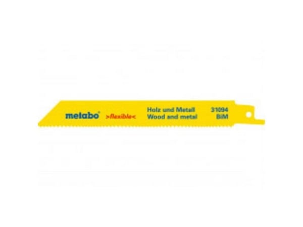Metabo 631094000, Sabelsagblad, Metall, Gips, Stål, Tre, Bimetall, Blå, Hvit, Gul, 10-14, 1,8 mm
