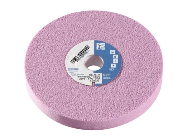Metabo 630638000, Slipesten, Rustfritt stål, DS W 3150, Rosa, Rund, 2 cm