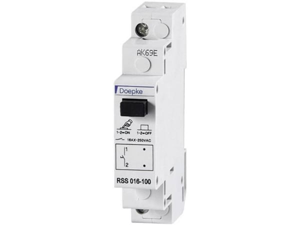 DOEPKE-ohjauskytkin 16A RSS016-100 1-napainen 1 NO-kosketin RSS016-100 (09981070)