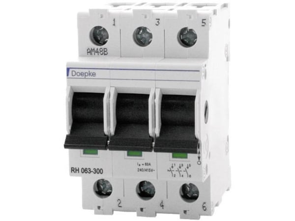 DOEPKE Pääkytkin 63A RH063-300 3 EI-kosketinta RH063-300 (09981062)