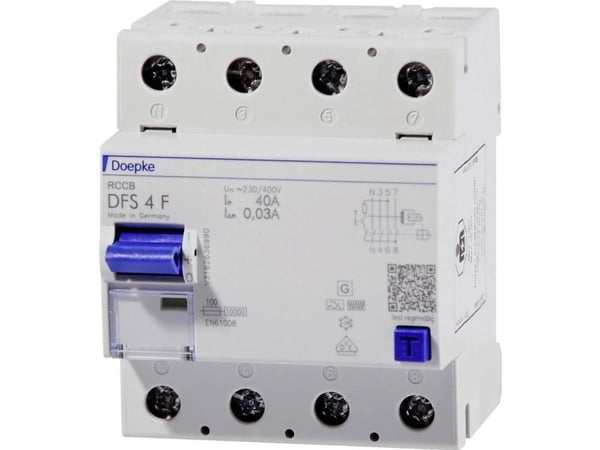 Doepke DFS 4 040-4/0,03-F jordfelsbrytare F-typ (09134820)