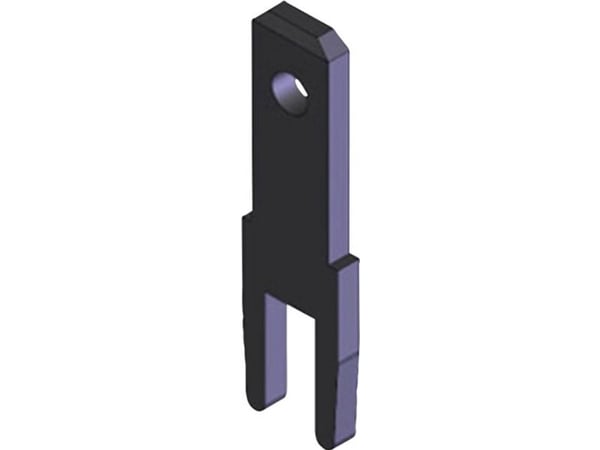 Vogt Verbindungstechnik 3785c08.68 innstikktunge stikklengde: 2,8 mm stikktykkelse: 0,8 mm 180° uisolert metall (100 stk.)