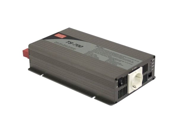 MEAN WELL TS-700-248B, Universell, 42 - 60 V, 700 W, 240 V, Svart, DC-to-AC