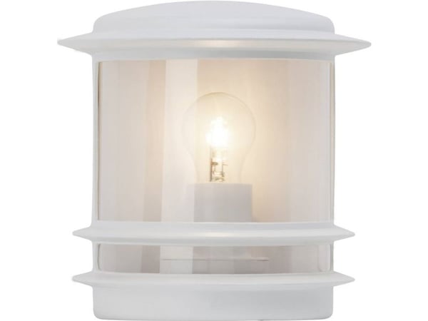 Brilliant Hollywood 47880/05 utendørs vegglampe spare-/LED (RGB) E27 60 W hvit