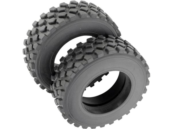 Veroma 1:16 lastbils däck 22 mm terräng 2 st