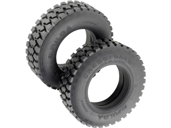 Veroma 1:16 lastebildekk 20 mm terreng 2 stk