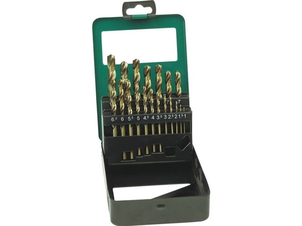 Brüder Mannesmann M54319 metallspiralbor-sett 19 deler 1 stk (M54319)