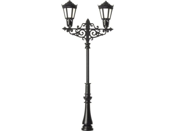 Viessmann Modelltechnik H0 dobbel gasslampe, ferdig modell 6397 (1 stk)