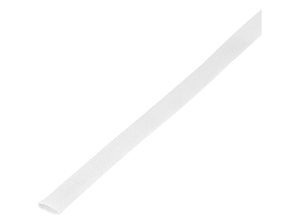 TRU COMPONENTS 1570440 CBBOX2534-WT Joustava letku Valkoinen PET 25-34 mm 5 m