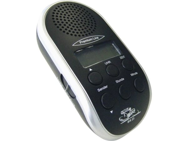 Security Plus BR 23 cykelradio svart