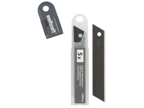 wolfcraft GmbH 4208000, 5 stykker, 18 mm, 0,5 mm, Sort
