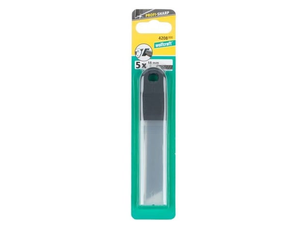 wolfcraft GmbH 4208000, 5 stykker, 18 mm, 0,5 mm, Sort