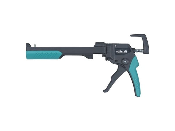 wolfcraft GmbH MG 400 ERGO, Patruunallinen massapuristin, Sininen, Harmaa, 310 ml, 180 kg, 387 mm, 64 mm
