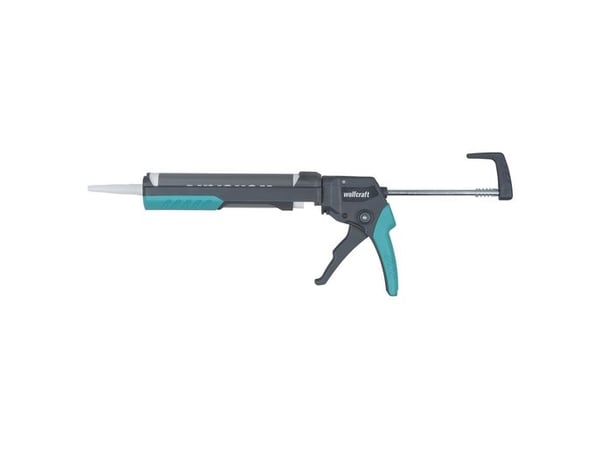 wolfcraft GmbH MG 400 ERGO, Patruunallinen massapuristin, Sininen, Harmaa, 310 ml, 180 kg, 387 mm, 64 mm