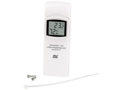 DNT DNT000005, Utomhusbarometer, Utomhushygrometer, 10 - 99%, 1%, -40 - 60 ° C, 0,1 ° C, 868 MHz