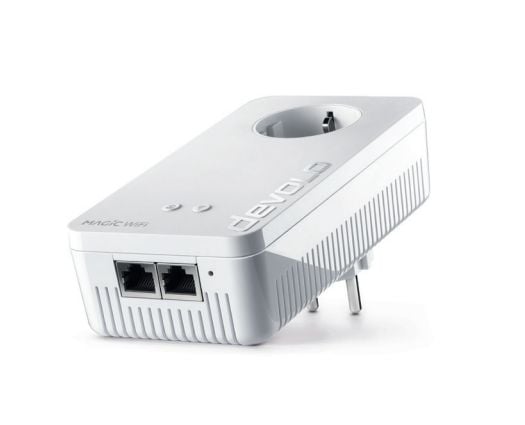 devolo Magic 2 WiFi 2-1 - Bro 1GbE, HomeGrid - Wi-Fi 5 - Dobbeltbånd - veggpluggbar