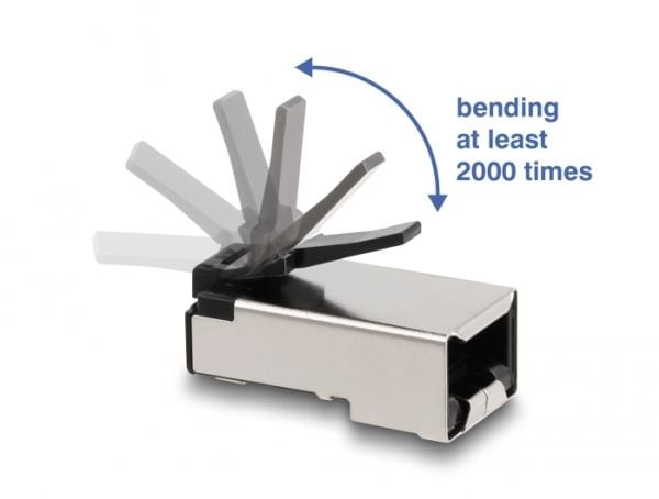 Delock - Nettverkkontakt - RJ-45 (hann) - FTP - CAT 6 (en pakke 50)