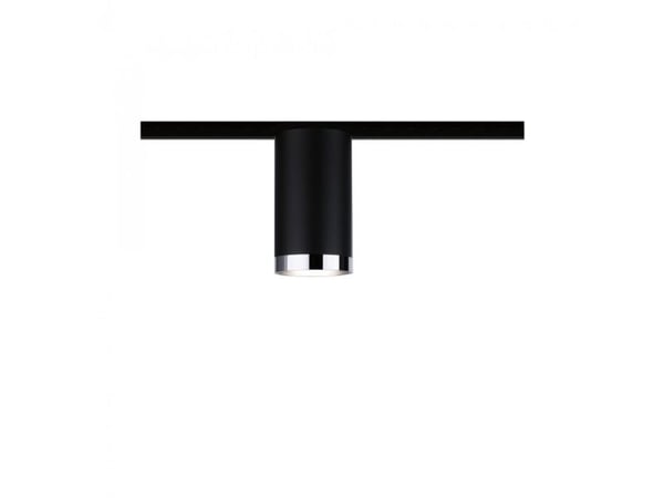 Paulmann Tube, Spotlight på skinne, GU10, 1 ampuller, Sort, Kromfarget