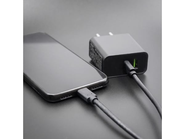 Qoltec - USB-kabel - USB-C (hann) til USB-C (hann) - USB 3.1 - 0.5 A - 3 m - svart