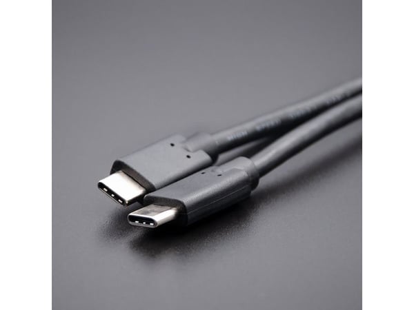Qoltec - USB-kabel - USB-C (hann) til USB-C (hann) - USB 3.1 - 0.5 A - 3 m - svart