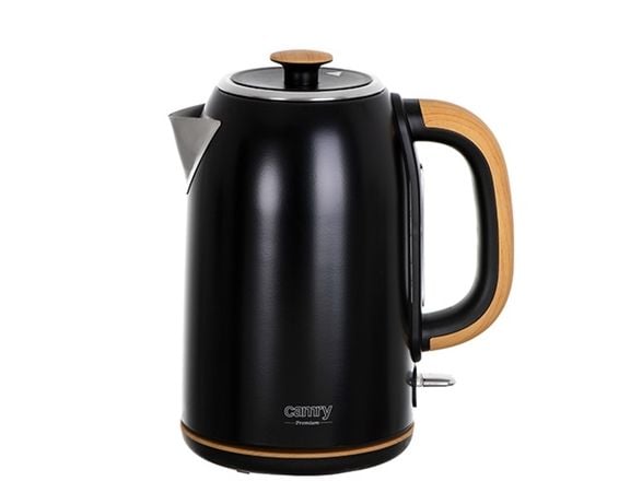 Adler AD 1342, 1,7 L, 2200 W, Svart, Rustfritt stål, Justerbar termostat, Vannmåler