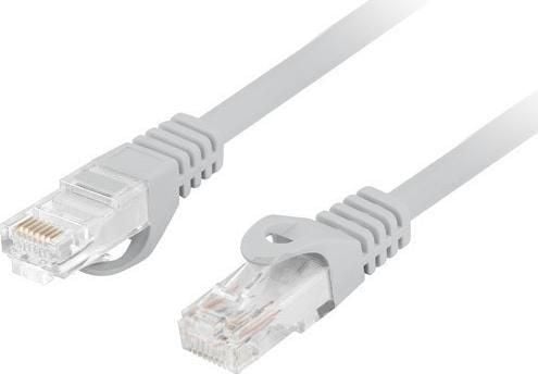 Lanberg PCU6-10CU - Koblingskabel - RJ-45 (hann) til RJ-45 (hann) - 5.4 mm - UTP - CAT 6 - halogenfri, formstøpt, uten hindringer - grå - for P/N: ...