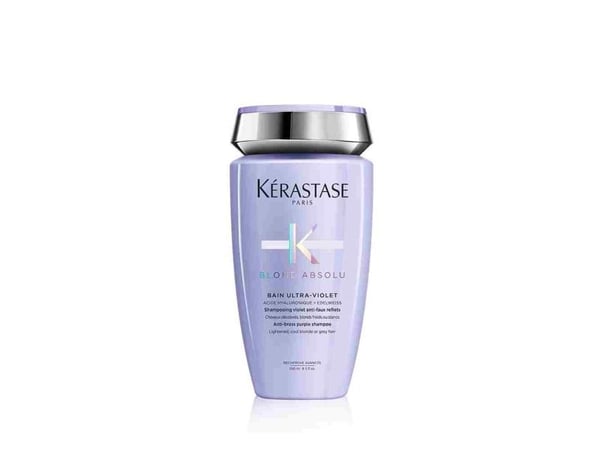 Krastase Blond Absolu Bain Ultra Violet Shampoo 250ml Antibrass Purple Shampoo For Blond Hair