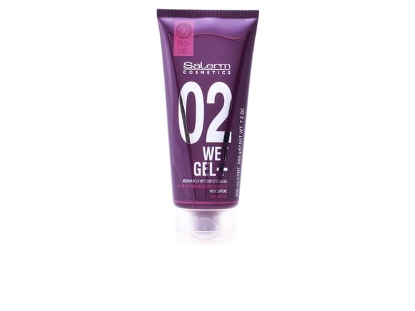 Salerm Cosmetics Wet Gel Medium Hold Wet Look Styling Gel 200ml