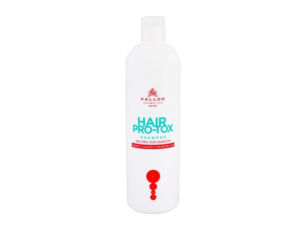 Kallos KJMN HAIR PRO-TOX Hårsjampo med keratin, kollagen og hyaluronsyre 500 ml