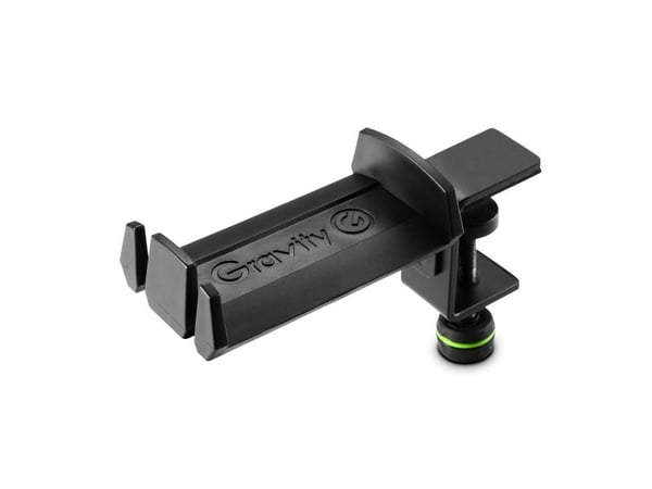 Gravity HP HTC 01 B, Hodetelefonholder, Plast, Stål, Sort