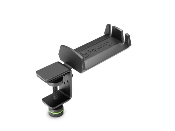 Gravity HP HTC 01 B, Hodetelefonholder, Plast, Stål, Sort