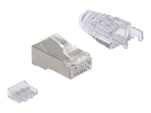 Delock - Nettverkkontakt - RJ-45 (hann) - FTP - CAT 6 (en pakke 50)