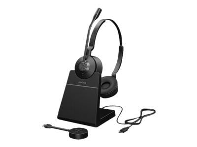 Jabra Engage 55 Stereo - Hodesett - on-ear - DECT - trådløs - Optimert for UC