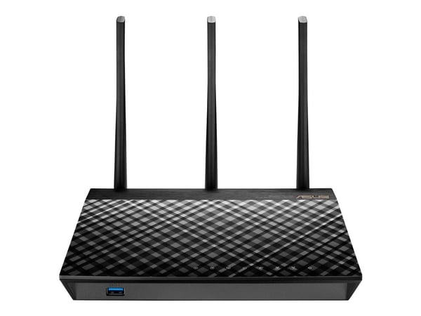 ASUS RT-AC1900U - Trådløs ruter 4-portssvitsj - 1GbE - Wi-Fi 5 - Dobbeltbånd