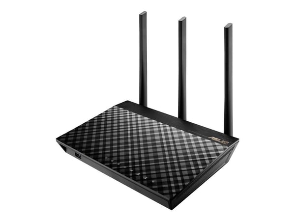 ASUS RT-AC1900U - Trådløs ruter 4-portssvitsj - 1GbE - Wi-Fi 5 - Dobbeltbånd