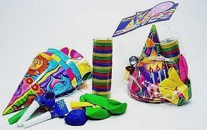 GoDan - Bal duzy (4 hoder, 4 stenger, 4 ballonger, 1 rull serpentin) GoD - 5905548903200