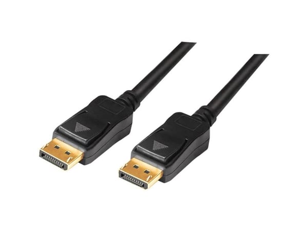 Logilink - DisplayPort-kabel - DisplayPort (M) til DisplayPort (M) - 15 m - Sort - 4K-støtte, aktiv (CV0113)