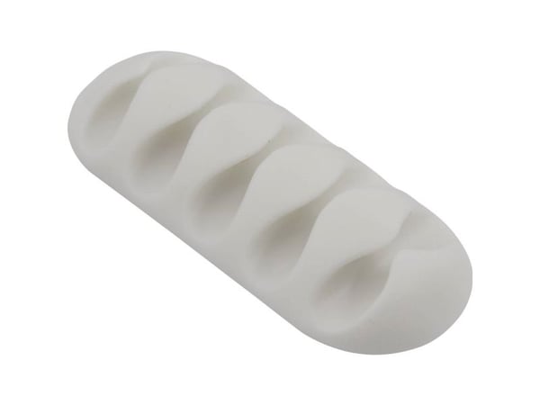 TRU COMPONENTS kabelhållare självhäftande TC-6646552 bunt-Ø-område 8 mm (max) transparent (1 st.)