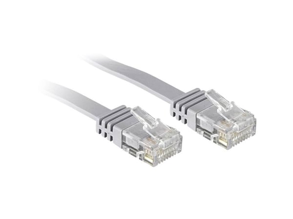 Lindy 47491, 1 m, Cat6, RJ-45, RJ-45, Grå
