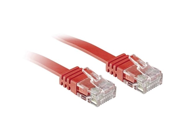 Lindy 47511, 1 m, Cat6, U/UTP (UTP), RJ-45, RJ-45, Rød