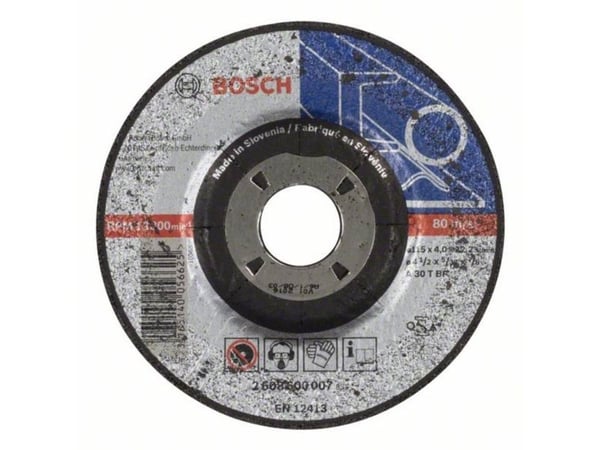 Bosch tilbehør slipehjul, vinklet 115 mm 22.23 mm 1 stk. 2608600007